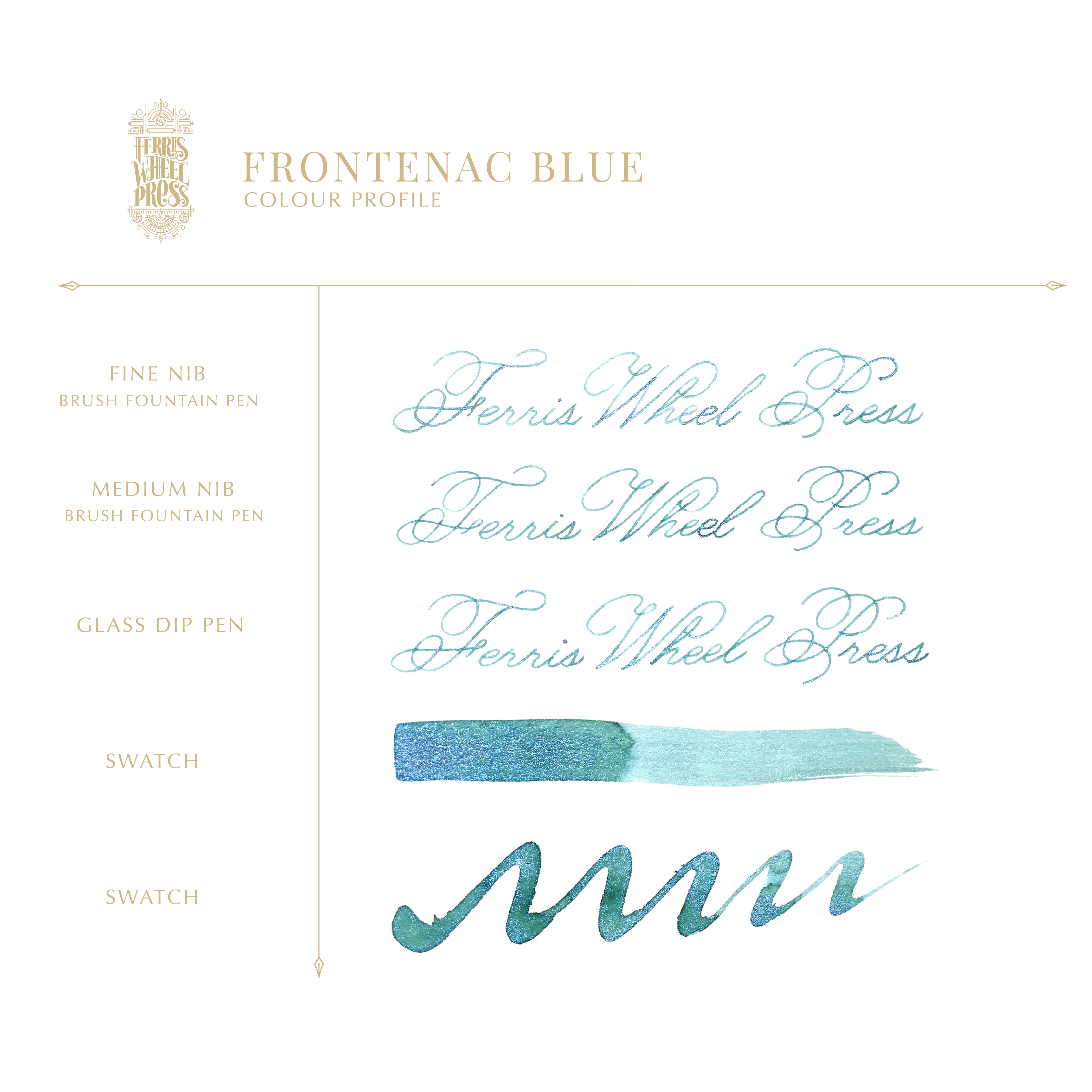 38ml Frontenac Blue Ink